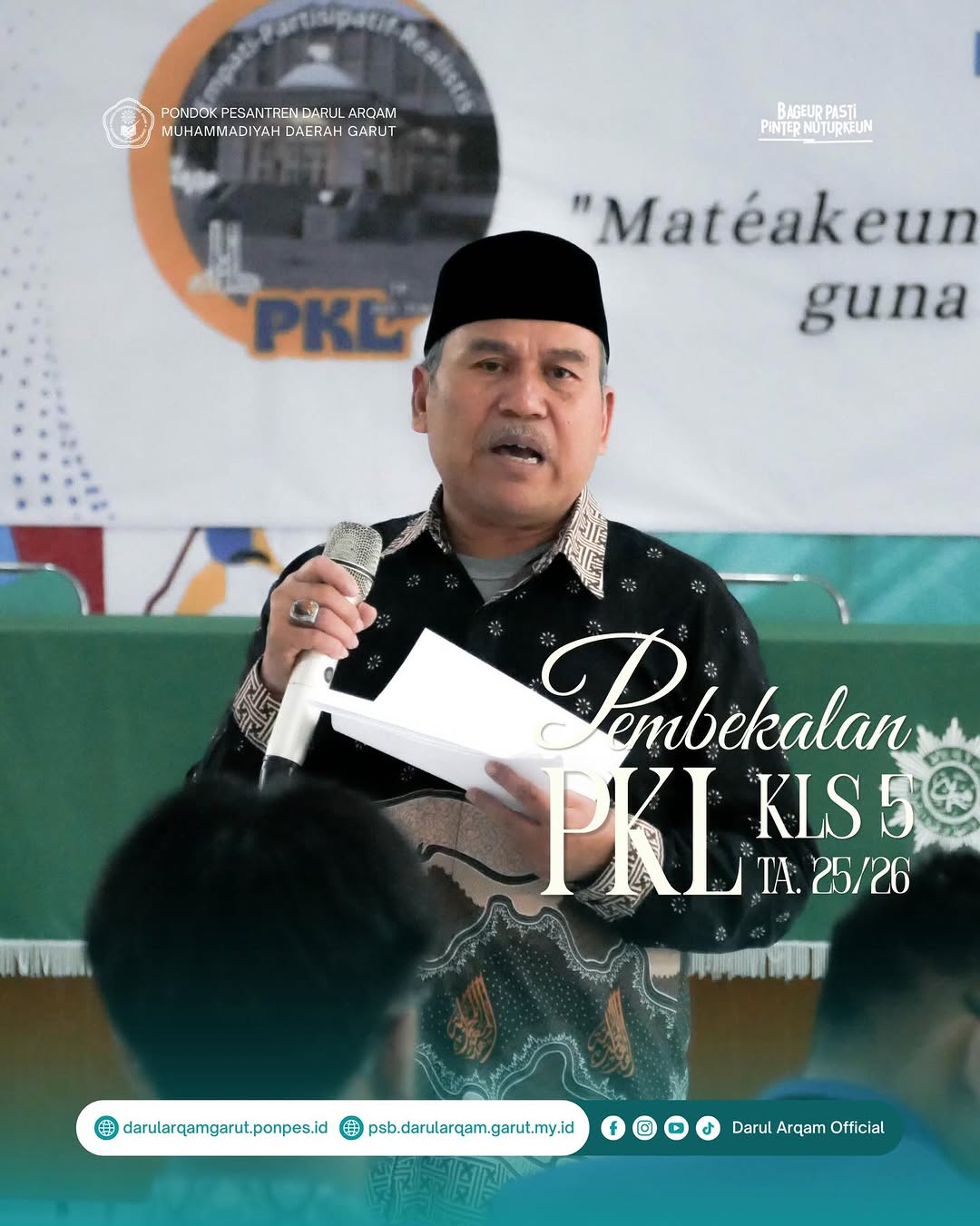 Menuju Medan Pengabdian: Santri Kelas 5 TA 2025/2025 Pondok Pesantren Darul Arqam Muhammadiyah Garut Ikuti Pembekalan Praktik Kerja Lapangan