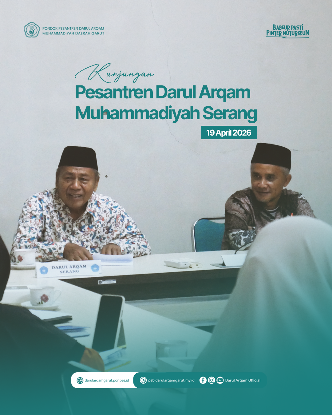 Silaturahmi dan Studi Kolaborasi: Kunjungan Pesantren Darul Arqam Muhammadiyah Serang ke Bumi Darul Arqam Garut