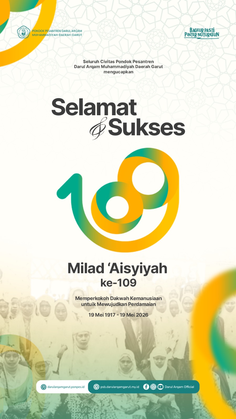 Selamat Milad ke-109 ‘Aisyiyah
